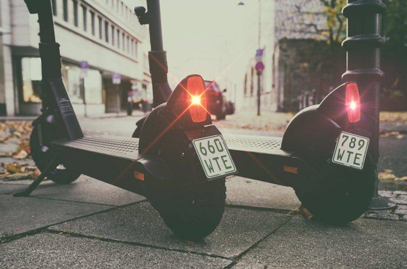 E-Scooter Fahrer auf Droge