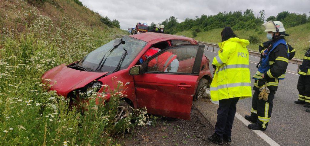 Unfall auf B41