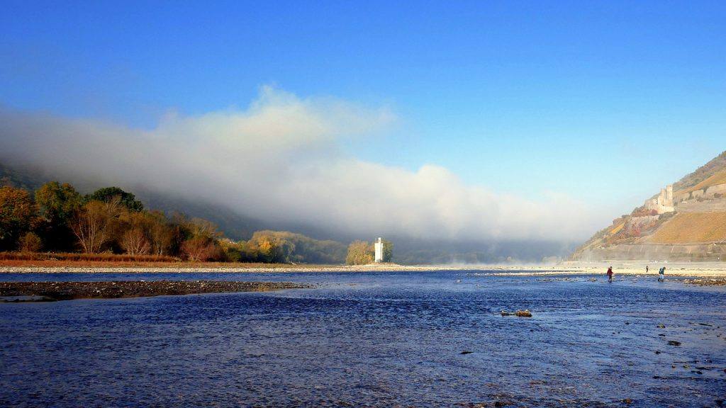 M%C%Auseturm Ehrenfels Ruin Rhine Fog  - Mad_Dillon / Pixabay