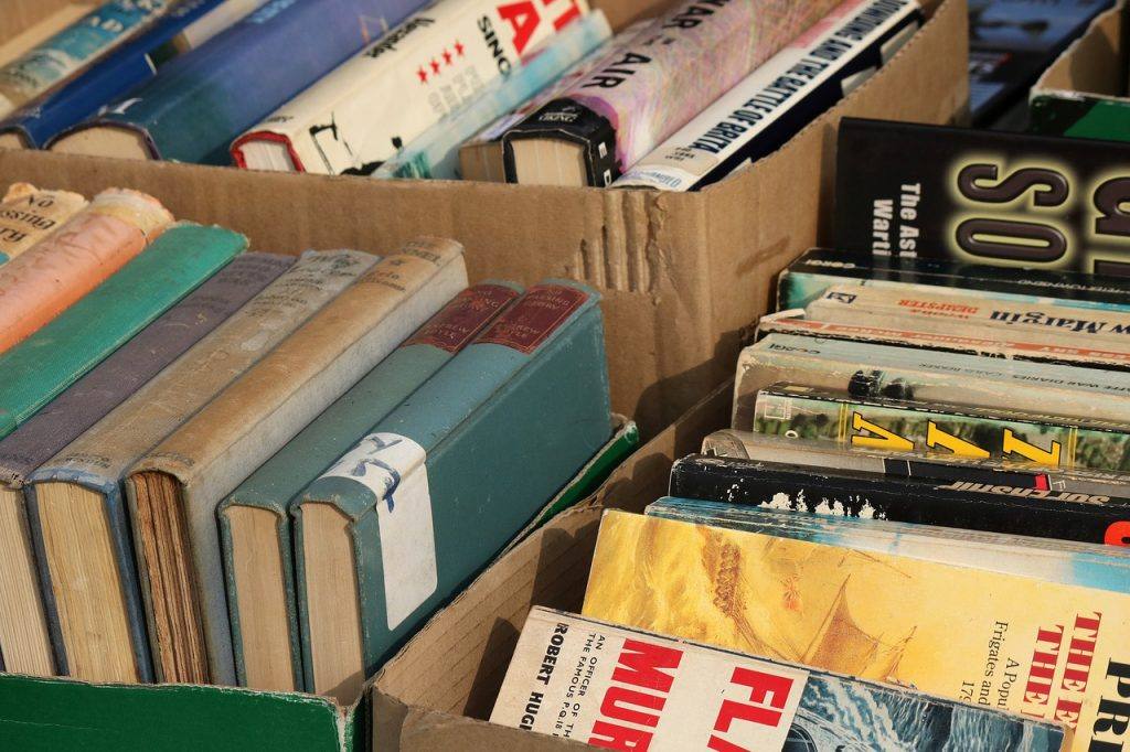 Collection Of Old Books Books Sale  - Bluesnap / Pixabay