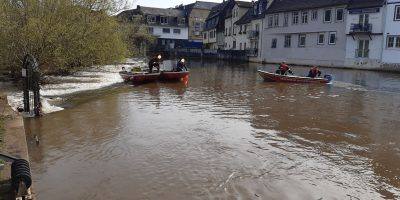 Bad Kreuznach: Rettung auf dem Mühlenteich