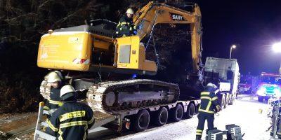 Bad Kreuznach: Diesel läuft bei Bagger aus