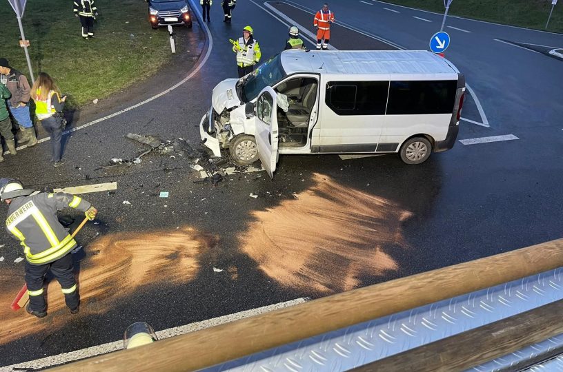 Unfall bei Roxheim