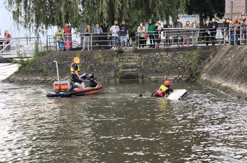 Jetski an Binger Uferpromenade gekentert