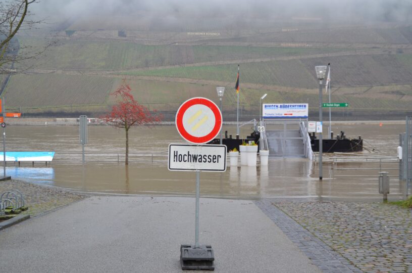 Hochwasserwelle des Rheins erwartet