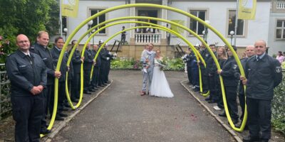 Bad Kreuznach: Feuerwehr-Hochzeit in Bad Kreuznach