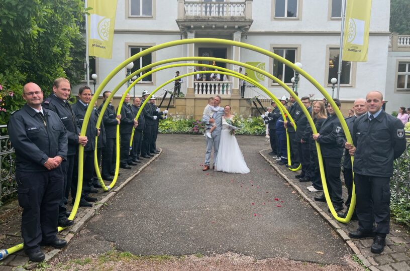 Feuerwehr-Hochzeit in Bad Kreuznach