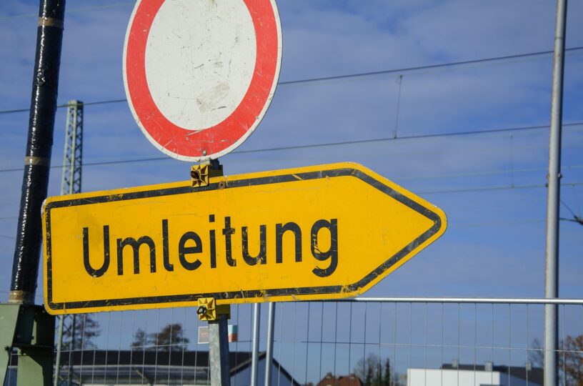 Umleitungen in Bingen am Wochenende