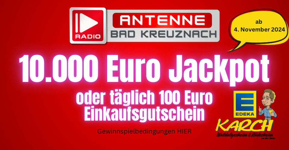 10.000 Euro Jackpot - Teilnahmebedingungen