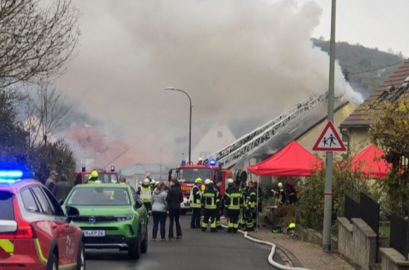 Dachstuhlbrand in Duchroth