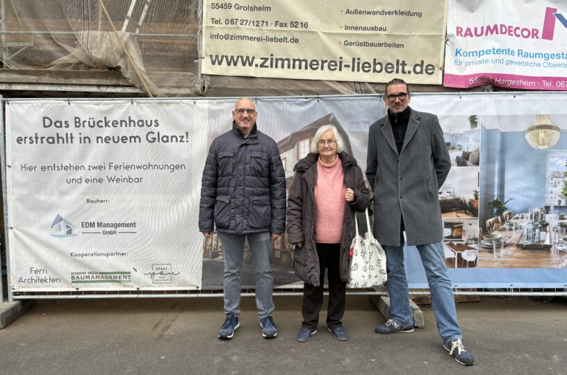 Zwischenstand am Brückenhaus