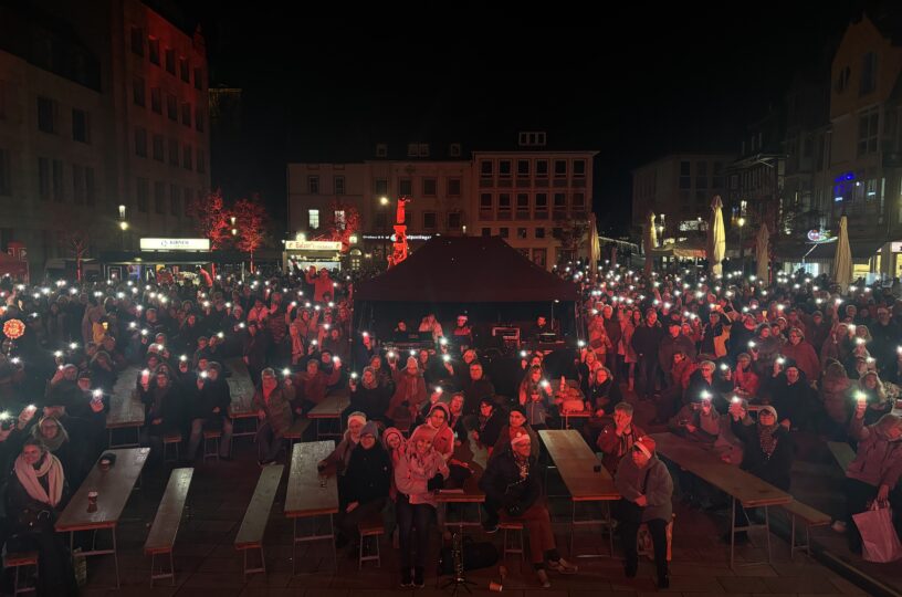 Hunderte beim ersten Bad Kreuznacher Weihnachtssingen