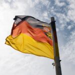 flag, germany, nature, sky, europe, summer, travel, deutschland, rheinland pfalz, himmel, flagge, sommer, bright, hell