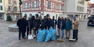 Mainz-Bingen: Freiwillige Helfer beseitigen Silvestermüll