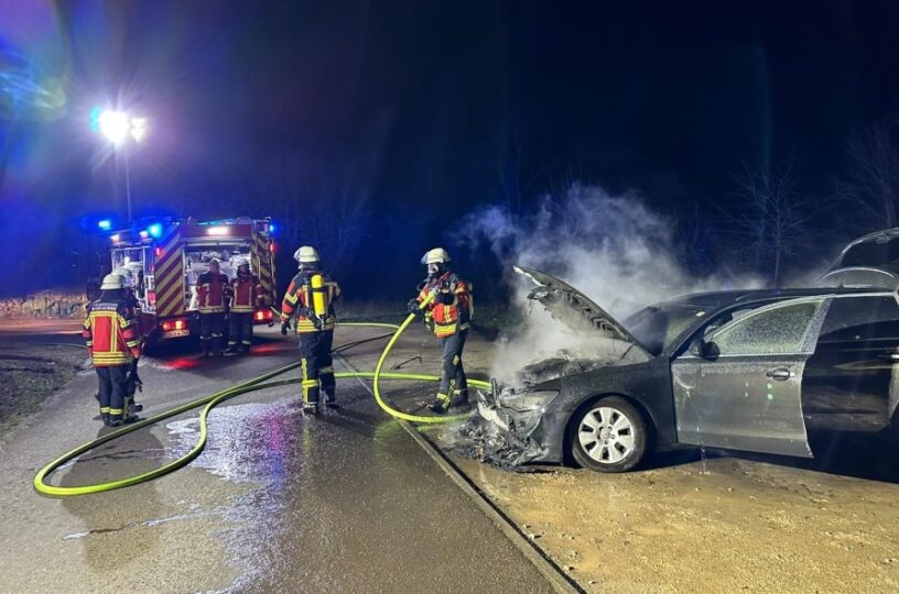 Fahrzeugbrand in Bingen