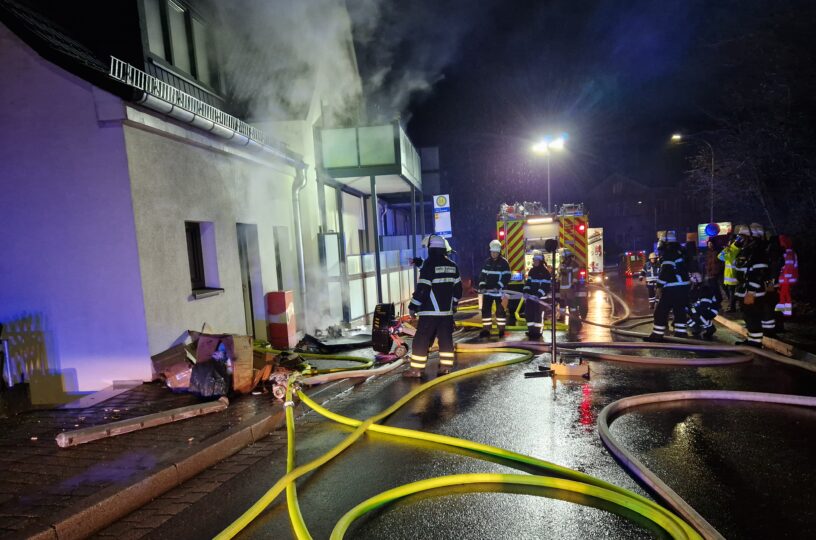 Kellerbrand in Bad Münster