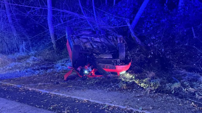 Auto bei Hargesheim überschlagen