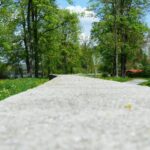 wall, flood protection, path, road, concrete, Hochwasservorsorge Herrstein