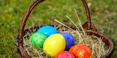 easter, eggs, basket, easter eggs, colorful eggs, multicolored, colorful, egg basket, easter egg basket, easter celebration, colored, easter decorations, painted, happy easter, easter, easter, easter, easter, easter, easter eggs, OSterferienprogramm