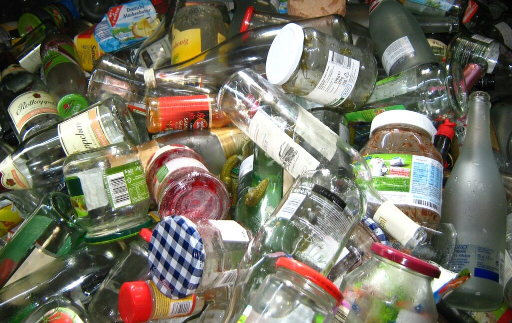 glass, glasses, bottles, glass container, container, packaging, waste, waste separation, disposal, lid, environment, made, recycled glass, garbage, bottle bank, recycling, throw away society, waste, recycling, recycling, recycling, recycling, recycling