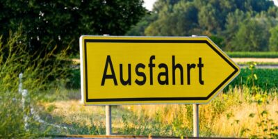 traffic sign, exit, departure, turn, abandoned, federal road, germany, to travel, road traffic, transport system, sign, information, Falschfahrer B 50 Simmern